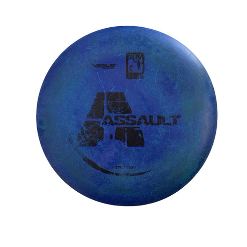 Vist Large View of Product Image Which is Used VERUS ASSAULT Disc Golf Putter Navy Blue
