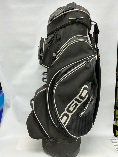 Vist Large View of Product Image Which is Used Ogio UNITER CLUB MANAGEMENT SYSTEM Mens Cart Bag Black