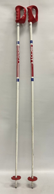 Vist Large View of Product Image Which is Used Scott Mens DH Ski Pole White 125 cm / 50 in
