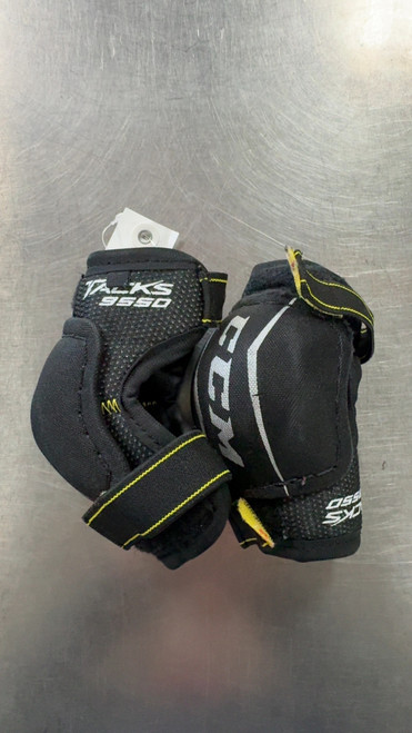 Vist Large View of Product Image Which is Used CCM 9550 Youth Elbow Pads SM