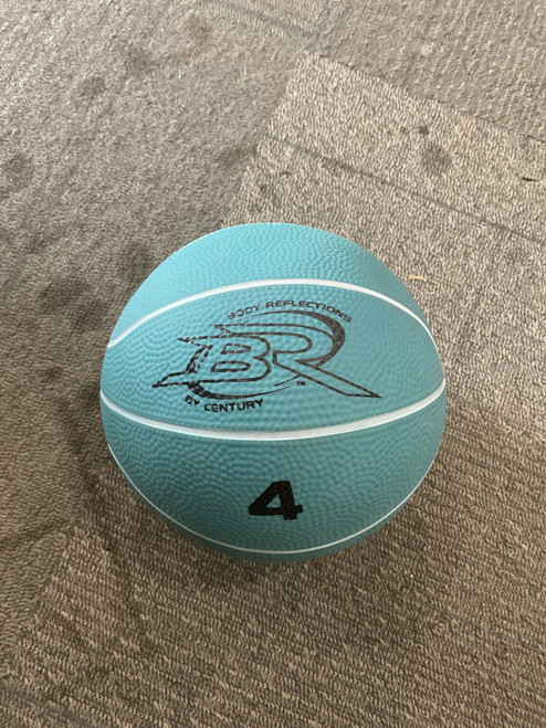 Vist Large View of Product Image Which is Used Century Medicine Ball Grey 4 lb