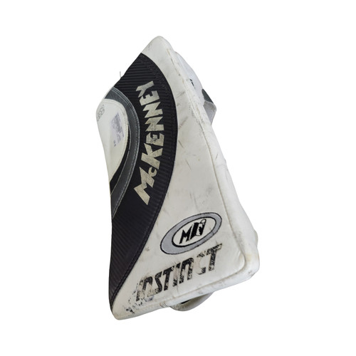 Vist Large View of Product Image Which is Used MCKENNEY INSTINCT 452 FULL RIGHT BLOCKER Senior Goalie Blocker White