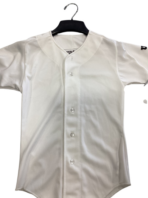 Vist Large View of Product Image Which is Used Wilson WHITE PRACTICE JERSEY BB/SB Jersey White SM