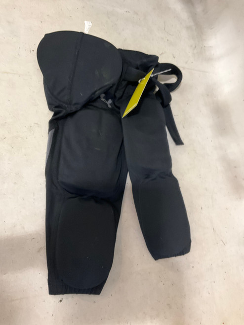 Vist Large View of Product Image Which is Used Under Armour Youth FB Integrated Pants Black SM