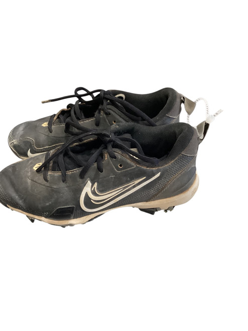 Vist Large View of Product Image Which is Used Nike BASEBALL CLEATS BB/SB Cleats Black Junior 02.5