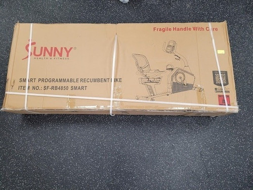 Vist Large View of Product Image Which is New Sunny SF-RB4850 SMART Recumbent Bike