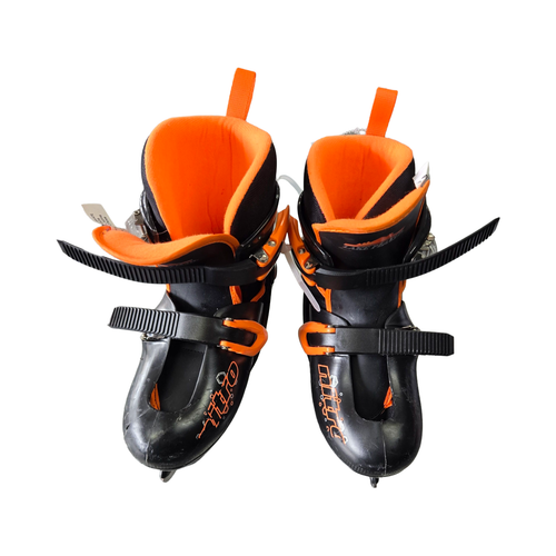 Vist Large View of Product Image Which is Used Lake Placid NITRO 8.8 ADJ 1-4 SKATES Junior Hockey Skate Adjustable