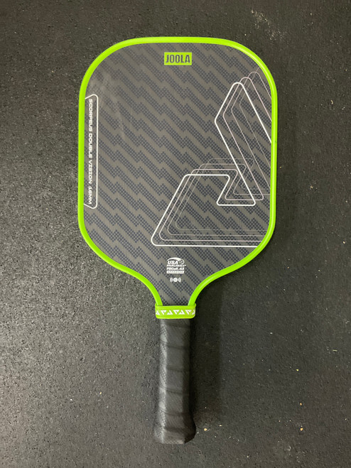 Vist Large View of Product Image Which is Used JOOLA SCORPEUS DOUBLE 16 Pickleball Racquet Green