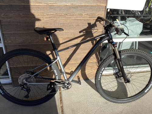 Vist Large View of Product Image Which is Used Cannondale TRAIL 4 Mountain Bike Mens Black 43-47cm - 17-18" - MD Frame