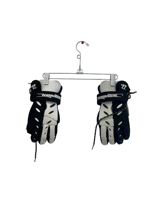 Vist Large View of Product Image Which is Used Warrior Tempo 12" Lacrosse Gloves Mens Black And White 