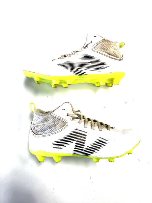 Vist Large View of Product Image Which is Used New Balance LAX Cleats Mens White Senior 5