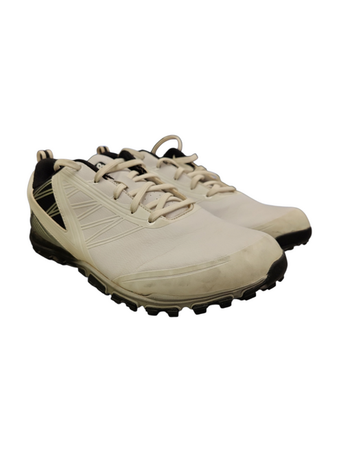 Vist Large View of Product Image Which is Used New Balance Mens Golf Shoes White Senior 11