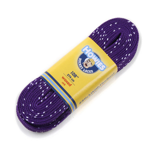 Vist Large View of Product Image Which is New Howies Hockey Waxed Laces Purple 84"