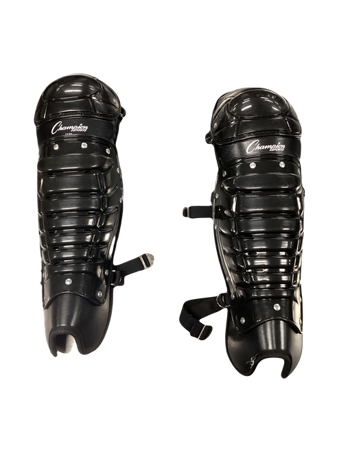 Vist Large View of Product Image Which is Used Champion Sports LEG GUARDS Umpire Leg Guards