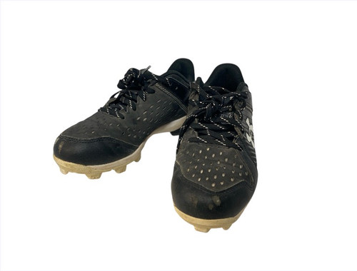 Vist Large View of Product Image Which is Used Under Armour BB CLEATS BB/SB Cleats Black Junior 02.5