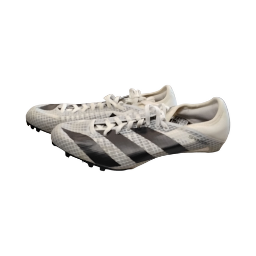 Vist Large View of Product Image Which is Used Adidas SPRINTSTAR Track & Field Cleats Adult White Senior 8