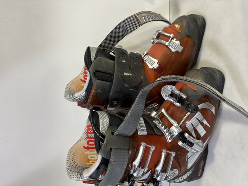 Vist Large View of Product Image Which is Used Tecnica DIABLO FLAME Mens DH Ski Boot Orange 255 MP - M07.5 - W08.5