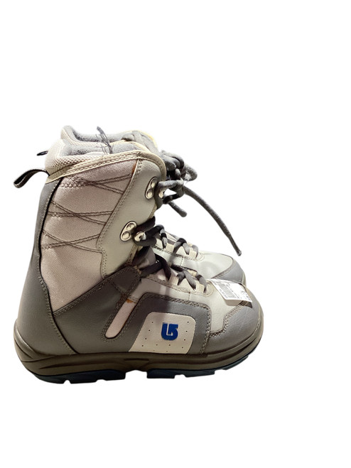 Vist Large View of Product Image Which is Used Burton MOTO KIDS Boys Snowboard Boots Grey Junior 06