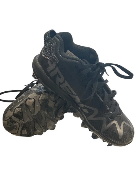 Vist Large View of Product Image Which is Used Adidas Youth FB Cleats Black Youth 13.0