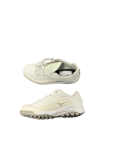 Vist Large View of Product Image Which is Used Mizuno AMBITION 3 AS BB BB/SB Cleats White Senior 10