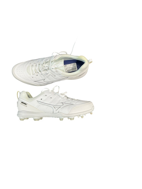 Vist Large View of Product Image Which is Used Mizuno AMBITION 2 TPU BB/SB Cleats White Senior 12