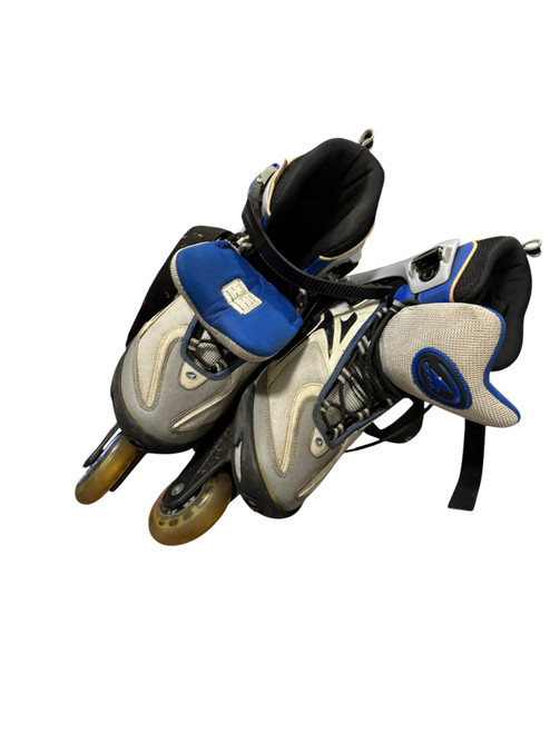 Vist Large View of Product Image Which is Used Rollerblade SPIRIT BLADE III Senior Rec Fitness Skates Navy Blue Senior 8