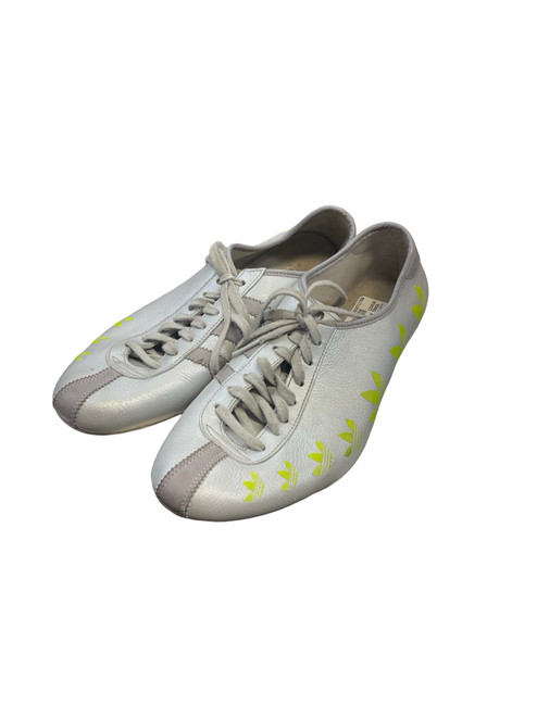 Vist Large View of Product Image Which is Used Adidas OKAPI Track & Field Cleats Adult Grey Senior 7.5