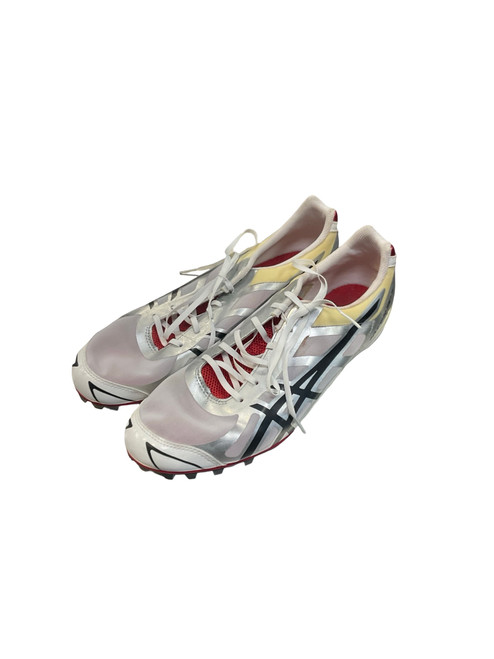 Vist Large View of Product Image Which is Used Asics HYPER MD 5 Track & Field Cleats Adult White Senior 10