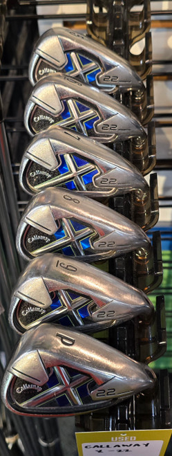Vist Large View of Product Image Which is Used CALLAWAY X-22 5-P IRON SET Mens Iron Set RH 5I-PW