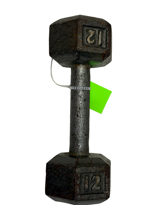 Vist Large View of Product Image Which is Used Hex Dumbbell (Each) 12 lb