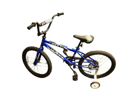 Vist Large View of Product Image Which is Used Huffy ROCK IT BMX Bike Boys Navy Blue 20"