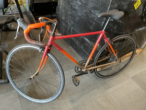 Vist Large View of Product Image Which is Used Raleigh ROAD BIKE Road Bike Mens Orange 54-55cm - MD Frame