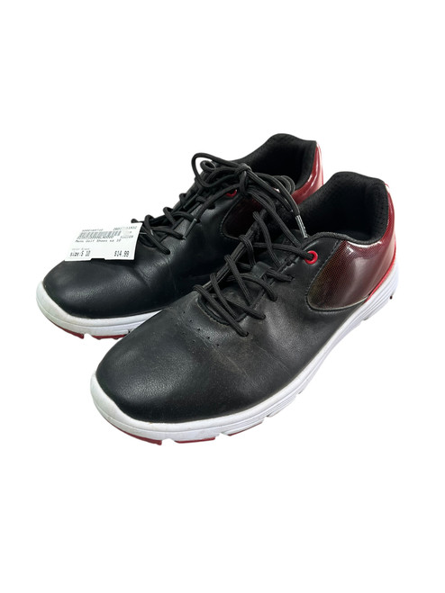 Vist Large View of Product Image Which is Used Mens Golf Shoes Black Senior 10