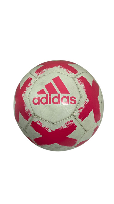 Vist Large View of Product Image Which is Used Adidas 3 All Size Soccer Ball Pink And White 3