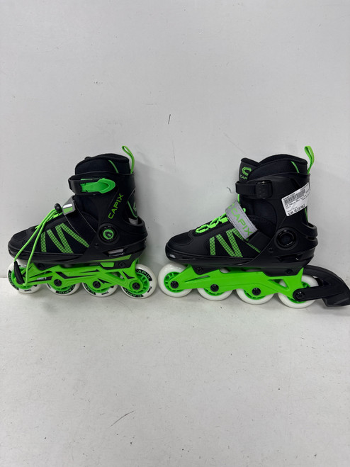 Vist Large View of Product Image Which is Used Capix ADJ SZ 1-4 Junior Rec Fitness Skates Black Adjustable