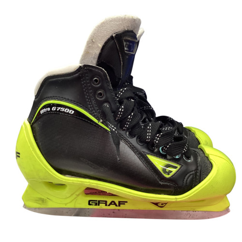 Vist Large View of Product Image Which is Used Graf ULTRA G7500 Senior Goalie Skate Senior 9.5