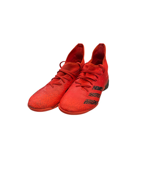 Vist Large View of Product Image Which is Used Adidas PREDATOR Soccer Indoor Shoes Red Senior 6