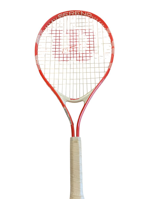 Vist Large View of Product Image Which is Used Wilson SERENA Adult Tennis Racquet Pink Unknown