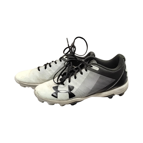 Vist Large View of Product Image Which is Used Under Armour AUTHENTIC BB/SB Cleats Black Junior 05