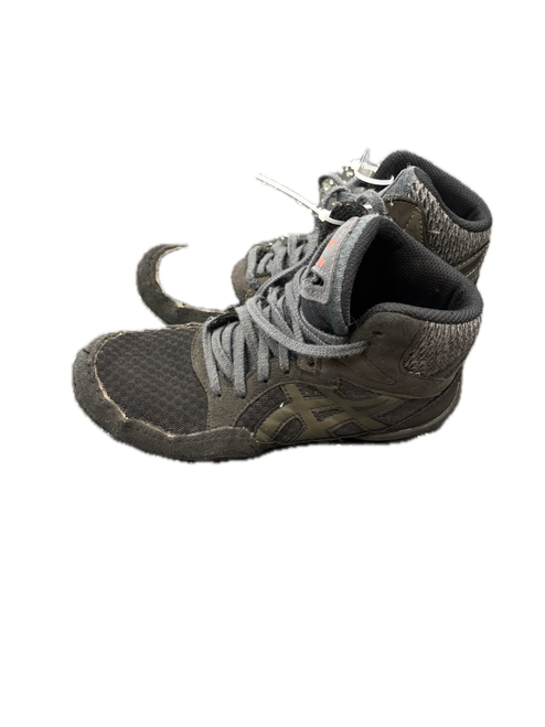 Vist Large View of Product Image Which is Used Asics SNAPDOWN Wrestling Shoes Black Junior 01.5