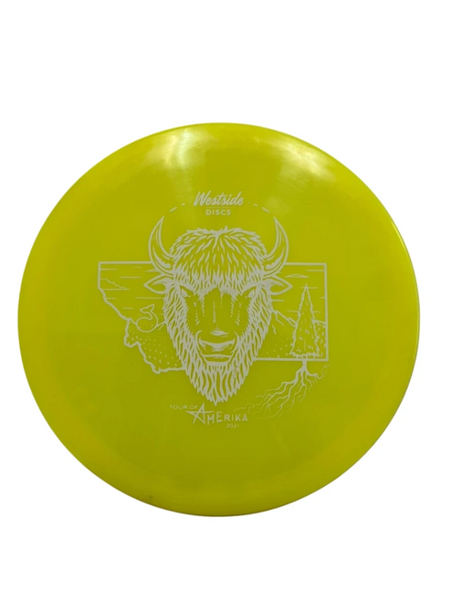Vist Large View of Product Image Which is Used Westside Anvil 175g Disc Golf Mid Range Yellow 