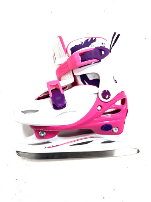 Vist Large View of Product Image Which is Used XINO 10-13 Girls Softboot Skate Pink Adjustable