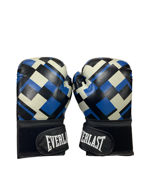 Vist Large View of Product Image Which is Used Everlast Boxing Gloves Royal Blue LG