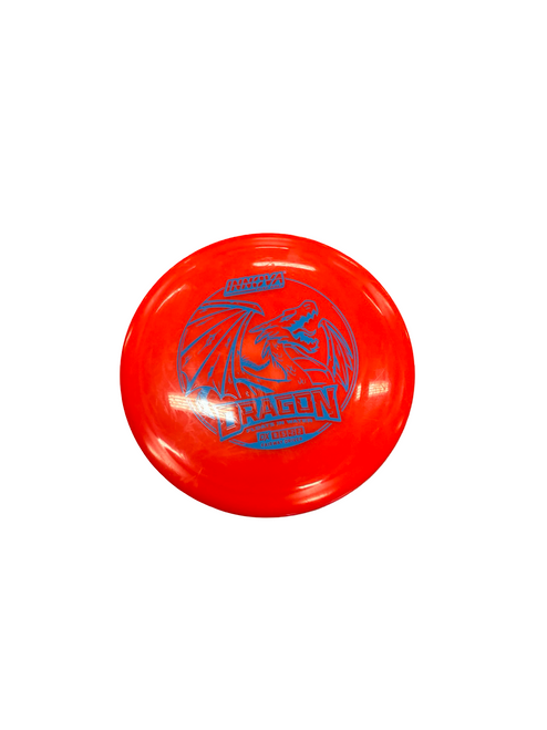 Vist Large View of Product Image Which is Used Innova DRAGON Disc Golf Driver Red
