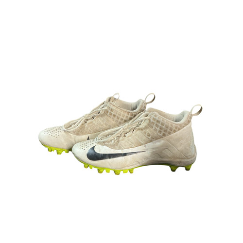 Vist Large View of Product Image Which is Used Nike LAX Cleats Boys White Youth 06.0