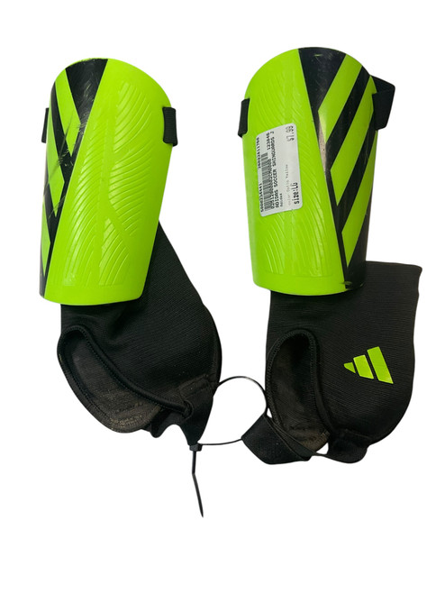 Vist Large View of Product Image Which is Used Adidas Soccer Shin Guards Junior Optic Yellow LG