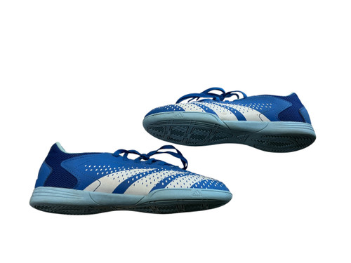 Vist Large View of Product Image Which is Used Adidas PREDATOR Soccer Indoor Shoes Royal Blue Junior 04.5