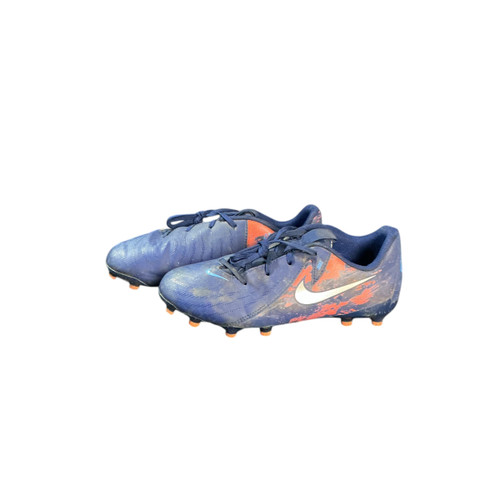 Vist Large View of Product Image Which is Used Nike Soccer Cleats Navy Blue Junior 02