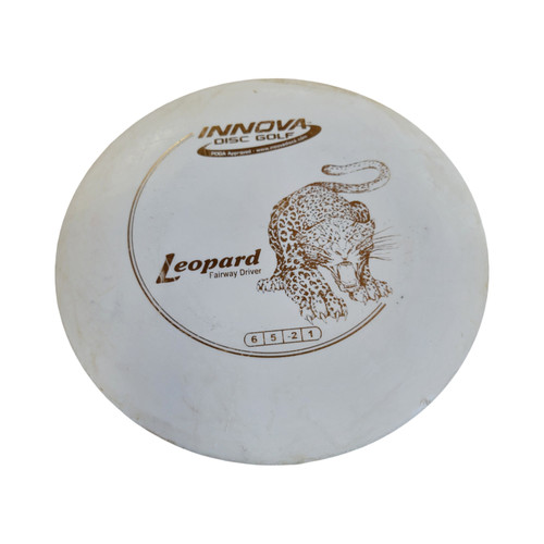 Vist Large View of Product Image Which is Used Innova LEOPARD Disc Golf Driver White