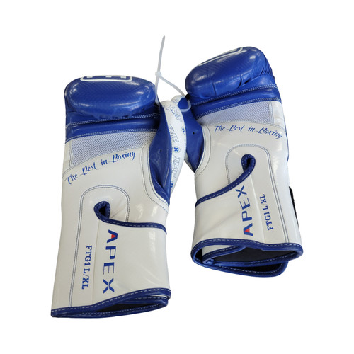 Vist Large View of Product Image Which is Used Ringside APEX BAG GLOVES Heavy Bag Gloves Royal Blue L/XL